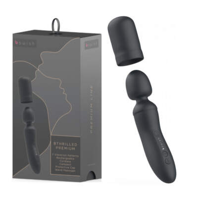 BThrilled Premium Rechargeable Wand Massager Black BSPTH0136 4897106300136 Multiview