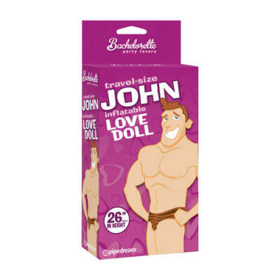 Bachelorette Travel Size John Blow Up Doll PD8614-00
