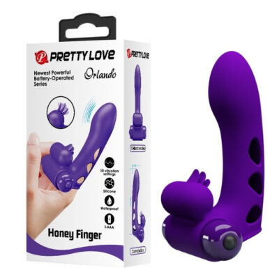 Baile Pretty Love Orlando Honey Finger Vibrator Purple BI 014836 1 6959532333428 Multiview