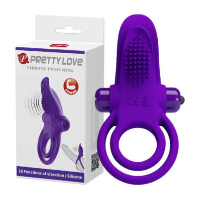 Baile Pretty Love Platypus Vibrating Cock Ring Purple BI 210203 1 6959532324211 Multiview