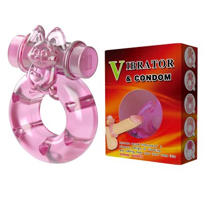Baile Vibrating Cock Ring Pink BI 010082 6959532300352 Multiview