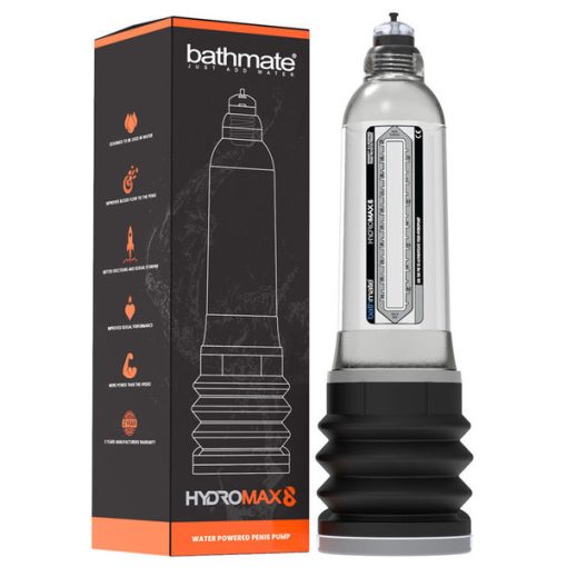 Bathmate Hydromax8 Penis Pump Clear BM HM8 CC 5060140201021 Multiview