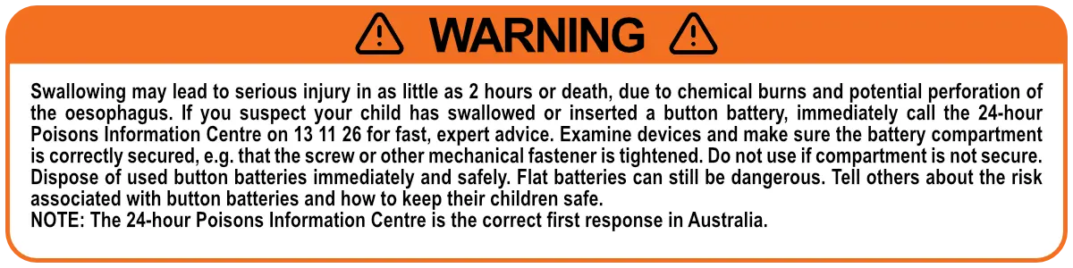 Button Cell Battery Warning Full