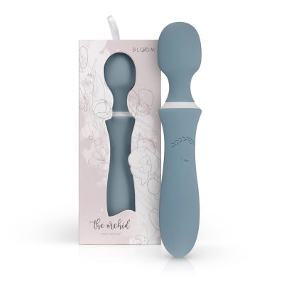 Bloom The Orchid Wand Vibrator Blue BLM001 8719934001220 Multiview