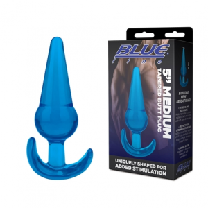 Blueline 5 Inch Medium Tapered Butt Plug Blue BLM4036BLU 4890808264751 Multiview