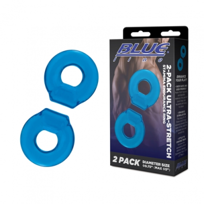 Blueline Blueline 2 Pack Ultra Stretch Stamina Endurance Ring Blue BLM4027BLU 4890808264614 Multiview