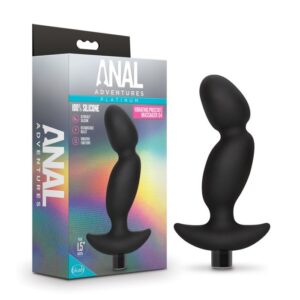 Blush Anal Adventures Platinum Vibrating Prostate Massager 04 Black BL 11645 819835026495 Multiview