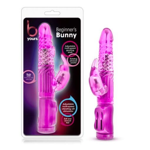 Blush B Yours Beginners Bunny Vibrator Pink BL 37100PNK 819835020141 Multiview