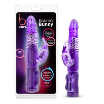 Blush B Yours Beginners Bunny Vibrator Purple BL 37101 819835020158 Multiview