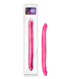 Blush Novelties BYours 16 Inch Double Ender Dildo Pink BL 52010 702730682395 Multiview
