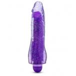 Blush Novelties Glow Dicks Molly Light Up Penis Vibrator Purple BL-43011 819835023258