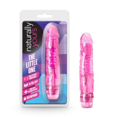 Blush Novelties Naturally Yours The Little One Penis Vibrator Pink BL 14010 702730684290 Multiview