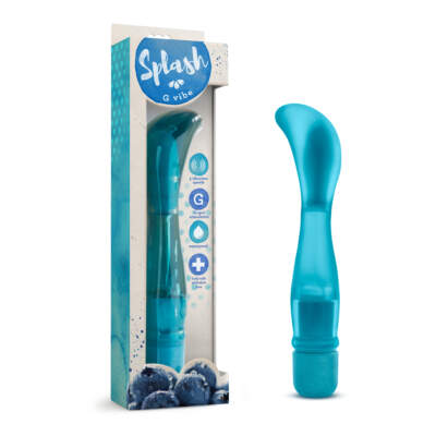 Blush Novelties Splash G-Spot 7-inch Vibrator Blue BN-93522 702730686379