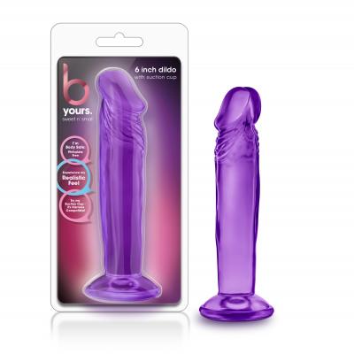 Blush Novelties Sweet n Small 6 Inch Penis Dong Clear Purple BL-14621 819835023104