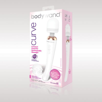 Bodywand Curve Rechargeable Wand Massager White BW150 848416003846