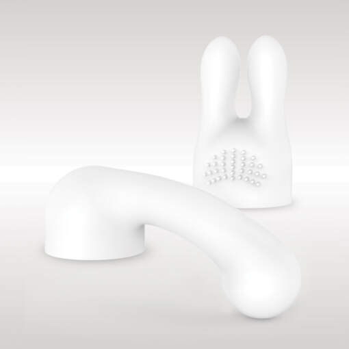 Bodywand Curve Wand G-Spot Clitoral Attachment Kit White BW152 848416003860