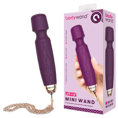 Bodywand Luxe Rechargeable Mini Wand Purple BW156 848416004423 Multiview