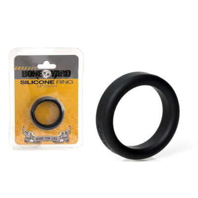 Boneyard 35mm Silicone Cock Ring Black BY0135 Multiview