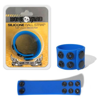 Boneyard Silicone Ball Strap Blue BY0318 666987003184 Multiview