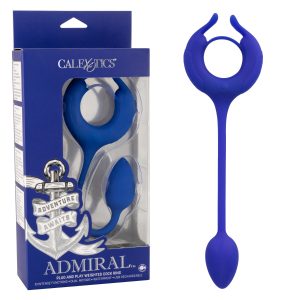Calexotics Admiral Plug and Play Weighted Cock Ring Blue SE 6011 05 3 716770101587 Multiview