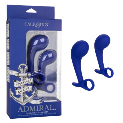 Calexotics Admiral Silicone Anal Training Set Blue SE 6015 50 3 716770101686 Multiview