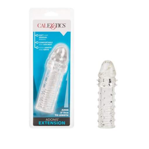 Calexotics Adonis Penis Extension 2 Inch Clear SE 1625 25 2 716770055668 Multiview