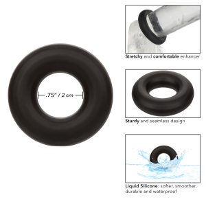 Calexotics Alpha Liquid Silicone Prolong Medium Ring Cock Ring Black SE 1491 50 2 716770106148 Info Detail