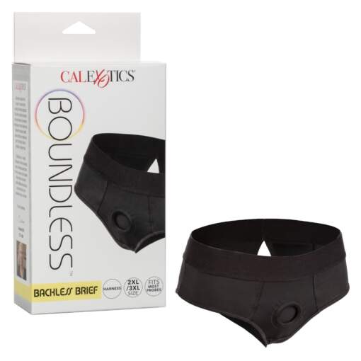 Calexotics Boundless Backless Brief Harness Black 2XL 3XL SE 2701 11 3 716770096272 Multiview