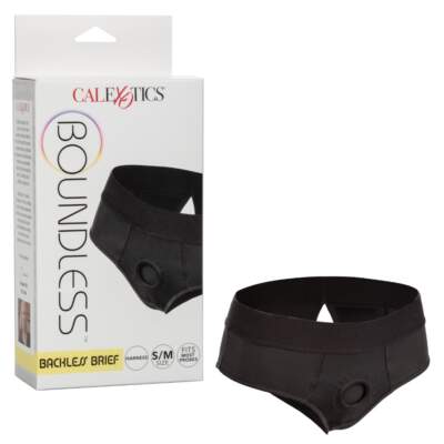 Calexotics Boundless Backless Brief Harness Black S M SE 2701 09 3 716770096258 Multiview