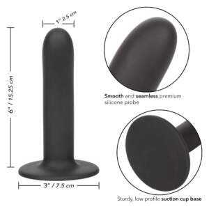 Calexotics Boundless Silicone 6 Inch Smooth Probe Black SE 2700 19 3 716770096135 Info Detail