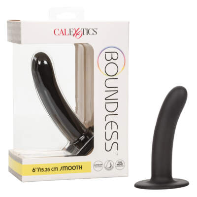 Calexotics Boundless Silicone 6 Inch Smooth Probe Black SE 2700 19 3 716770096135 Multiview