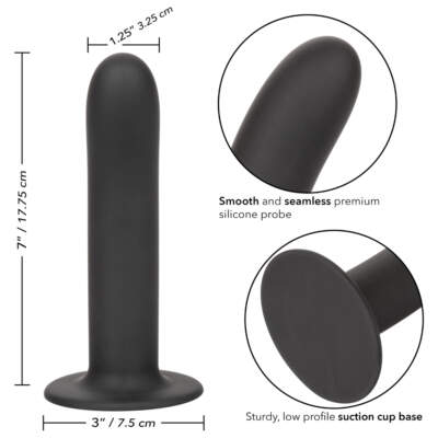 Calexotics Boundless Silicone 7 Inch Smooth Probe Black SE 2700 25 3 716770096159 Info Detail