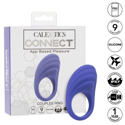 Calexotics Calexotics Connect App Enabled Couples Ring Vibrating Cock Ring Purple SE 0001 00 3 716770109248 Info Multiview