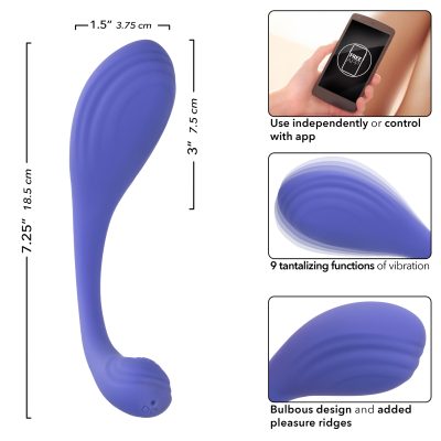 Calexotics Calexotics Connect App Enabled Kegel Exerciser Egg Vibrator Purple SE 0001 10 3 716770109262 Info Detail