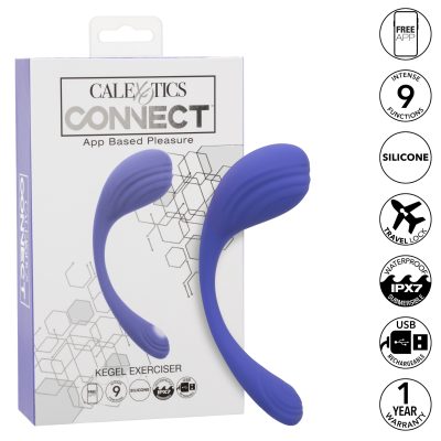 Calexotics Calexotics Connect App Enabled Kegel Exerciser Egg Vibrator Purple SE 0001 10 3 716770109262 Info Multiview