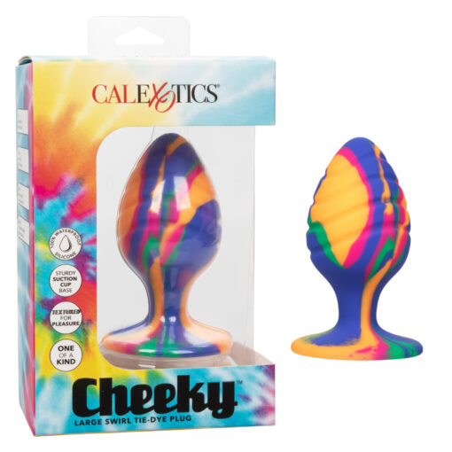 Calexotics Cheeky Swirl Tie Dye Plug Large Multicoloured SE 0439 20 3 716770101556 Multiview
