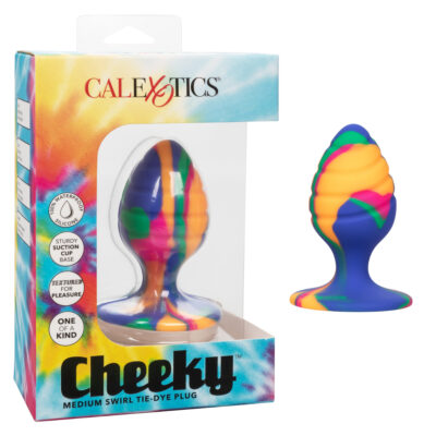 Calexotics Cheeky Swirl Tie Dye Plug Medium Multicoloured SE 0439 10 3 716770101532 Multiview