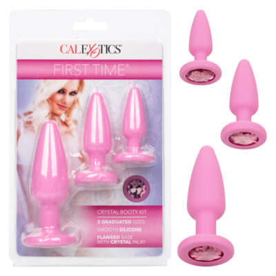 Calexotics First Time Crystal Booty Kit Pink SE 0004 39 2 716770101167 Multiview