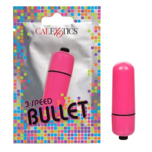 Calexotics Foil Pack 3 Speed Clitoral Bullet Vibrator Pink SE 8000 50 1 716770097729 Multiview