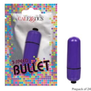 Calexotics Foil Pack 3 Speed Clitoral Bullet Vibrator Purple SE 8000 60 3 716770097767 Multiview