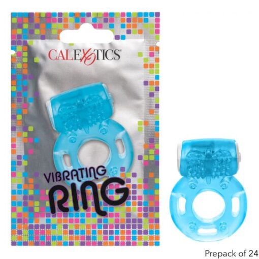 Calexotics Foil Pack Vibrating Cock Ring Blue SE 8000 45 3 716770097705 Multiview