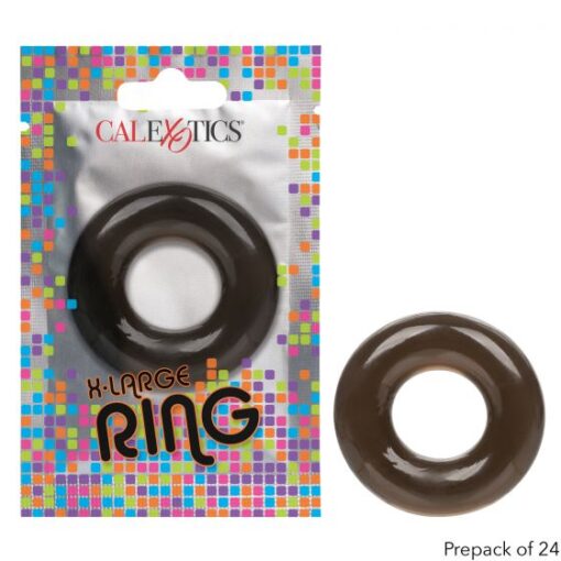 Calexotics Foil Pack XL Cock Ring Smoke Transparent Black SE 8000 10 1 716770097606 Multiview