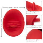 Calexotics French Kiss Seducer Flickering Clitoral Stimulator Red SE 0608 15 3 Info Detail