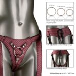 Calexotics Her Royal Harness The Regal Queen Strap On Harness Burgundy Red SE-1563-20-3 716770092045