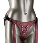 Calexotics Her Royal Harness The Regal Queen Strap On Harness Burgundy Red SE-1563-20-3 716770092045