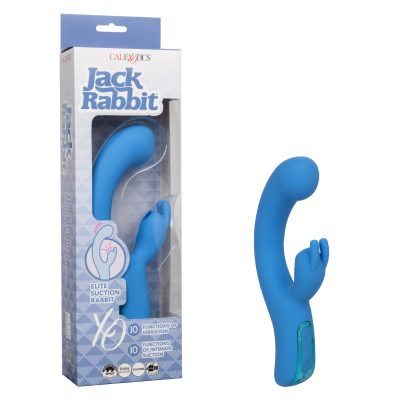 Calexotics Jack Rabbit Elite Suction Rabbit Vibrator Blue SE 0615 25 3 716770105899 Multiview