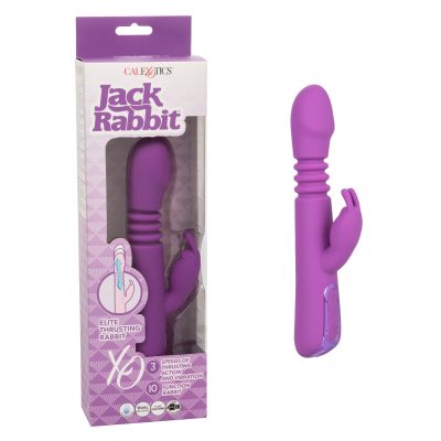 Calexotics Jack Rabbit Elite Thrusting Rabbit Vibrator Purple SE 0615 15 3 716770103949 Multiview