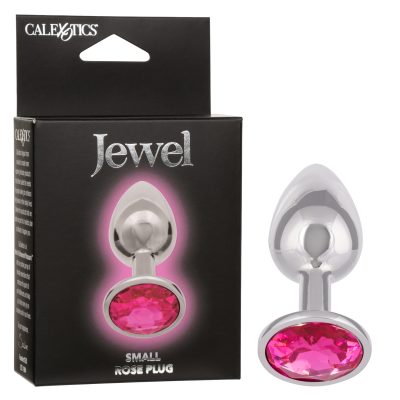 Calexotics Jewel Small Rose Gem Anal Plug Silver Pink SE 0438 05 3 716770106506 Multiview