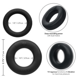 Calexotics Link Up Optimum Rechargeable Vibrating Cock Ring plus Ring Black SE 1350 51 3 716770099402 Info Detail