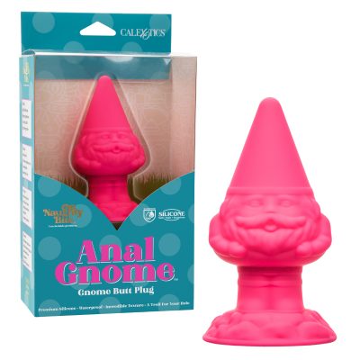 Calexotics Naughty Bits Anal Gnome Silicone Gnome Butt Plug Pink SE 4410 42 3 716770104793 Multiview